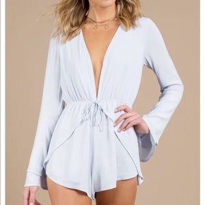 Tobi baby blue romper